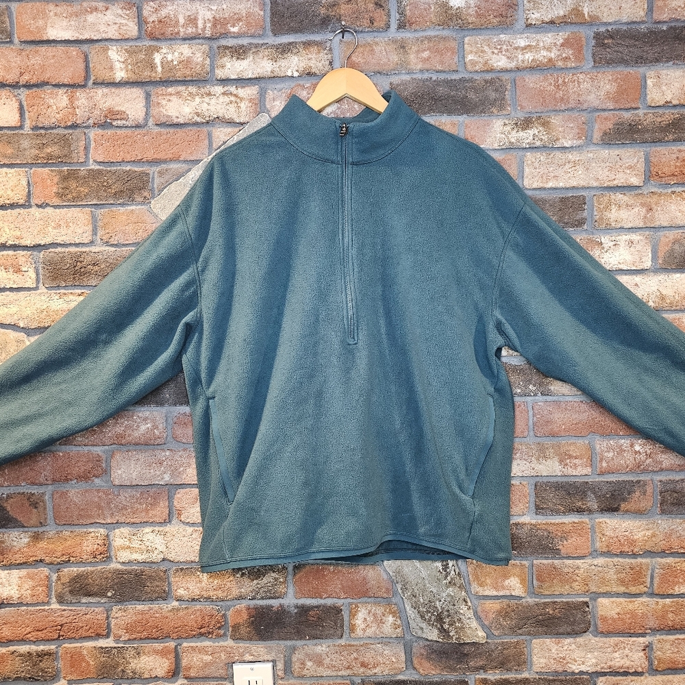 Lululemon Oversized-Fit Fleece Half ZipMen's Large Green Jasper